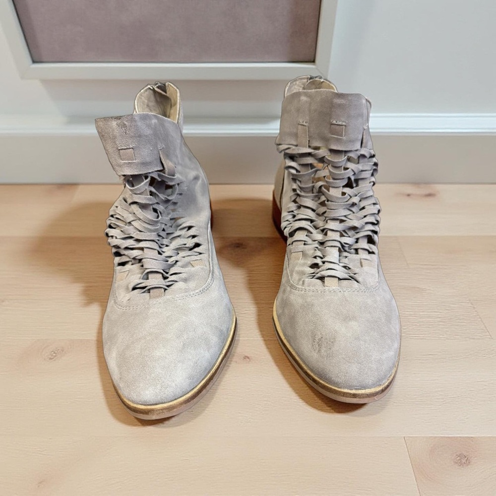 Coldwater Creek Gray Ankle Boots